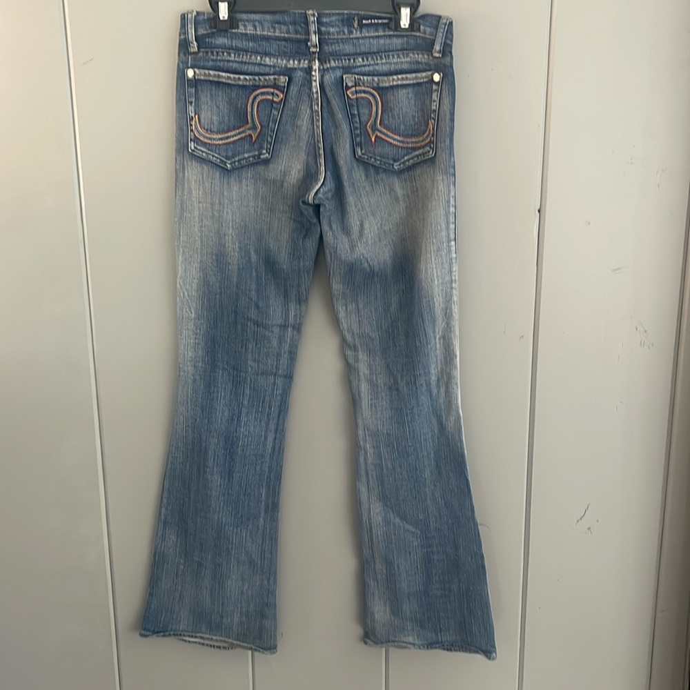 Rock Republic Denim Jeans Vintage Bootcut Low Rise Western Cowgirl Boho Festival